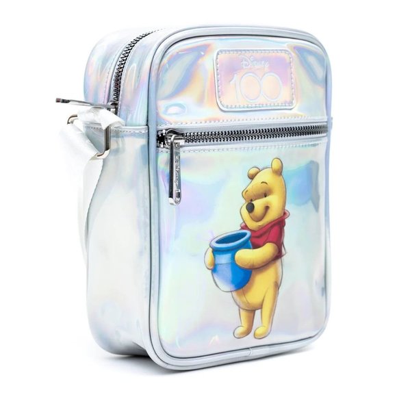 Disney 100 D100 Winnie the Pooh Iridescent Holographic Bag - Picture 3 of 7